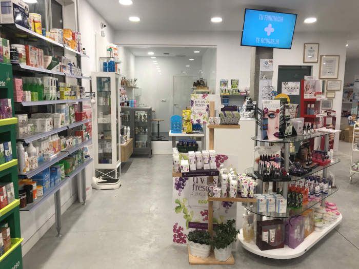 Interior de la farmacia